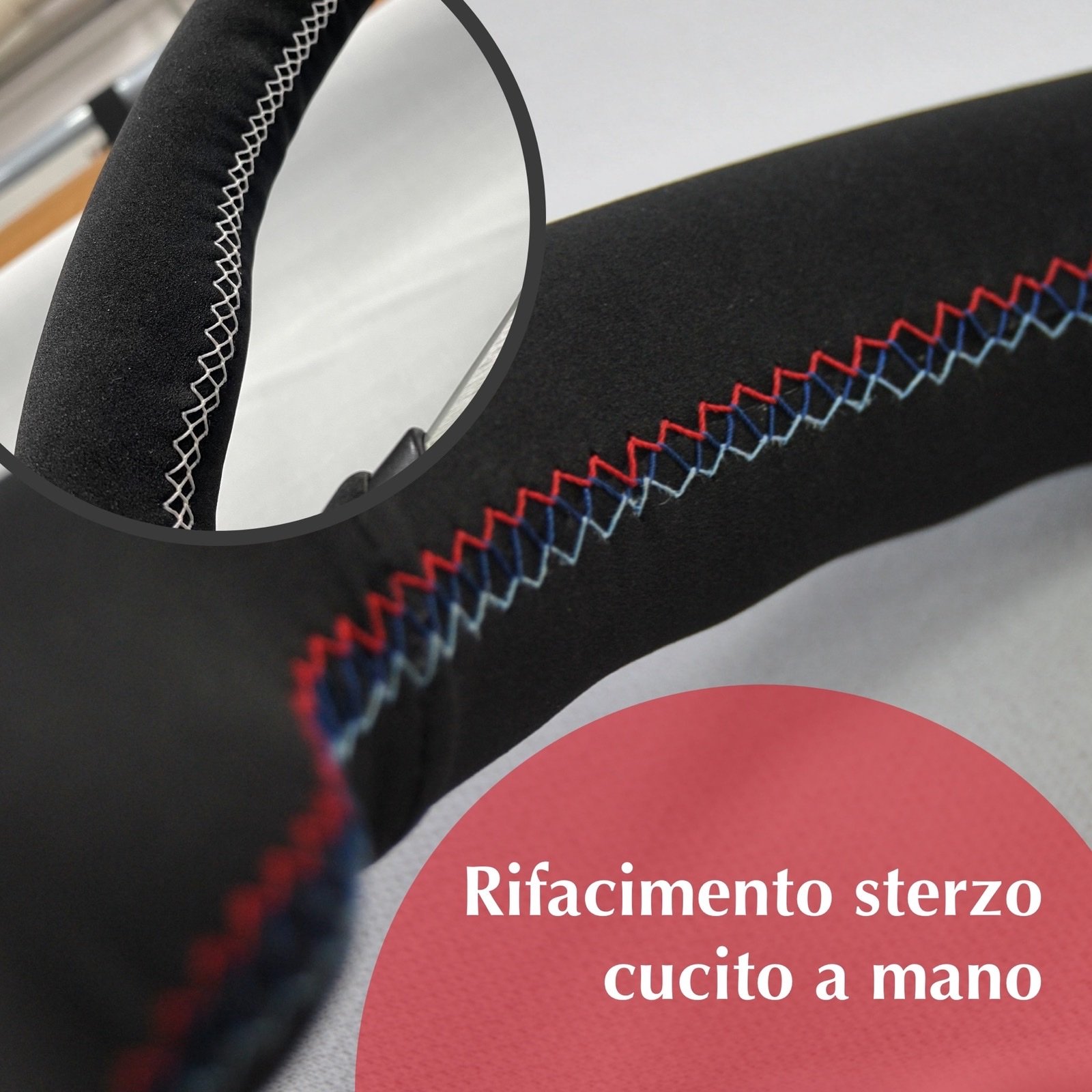 Sterzo cucito a mano